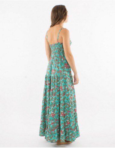 Romantic summer flowing long dress