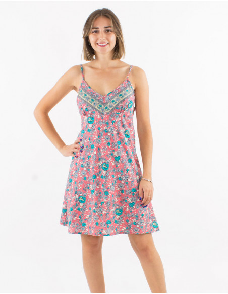Romantic summer flare short dress