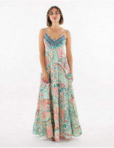 Robe longue de plage style bohème 2
