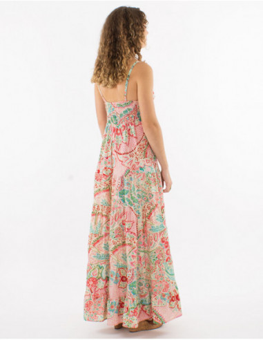Robe longue de plage style bohème