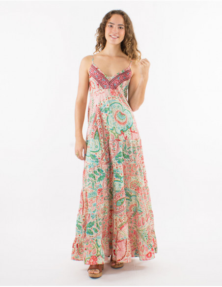 Boho style beach long dress
