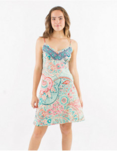 Robe d'été originale fils argentés 2