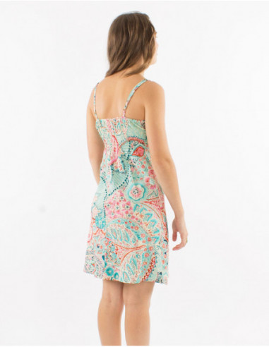 Robe d'été originale fils argentés