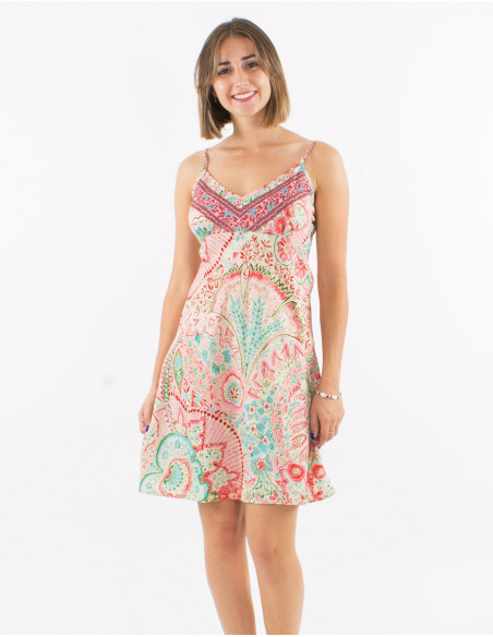 Summer dress original silver thread