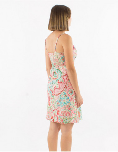 Robe d'été originale fils argentés