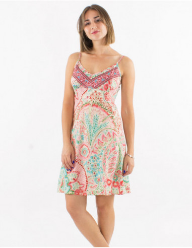 Robe d'été originale fils argentés