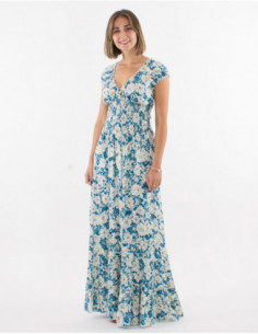 Romantic floral long dress 2
