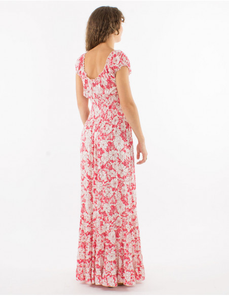 Romantic floral long dress