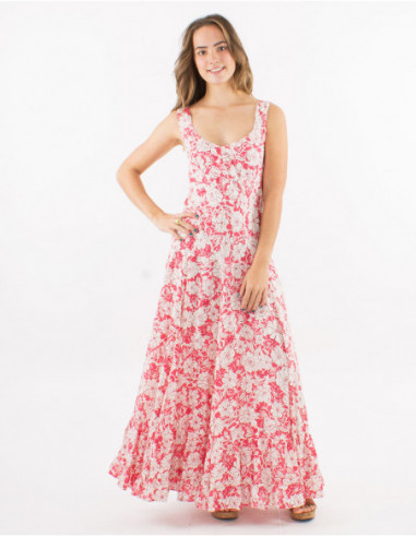 Robe longue princesse romantique