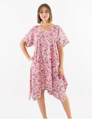 Romantic floral flare summer dress