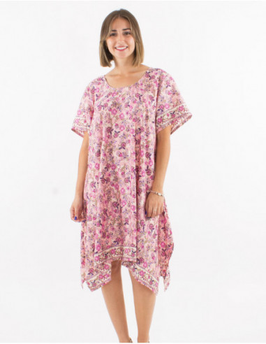 Romantic floral flare summer dress