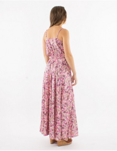 Romantic floral long dress