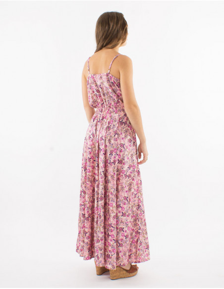 Romantic floral long dress