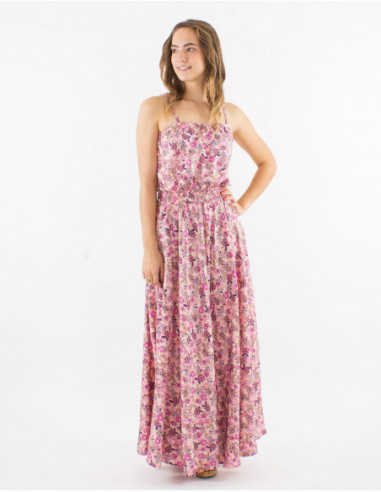 Romantic floral long dress