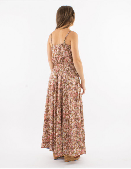 Romantic floral long dress