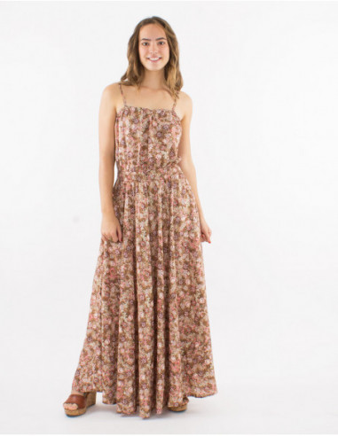 Romantic floral long dress