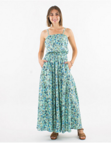 Romantic floral long dress