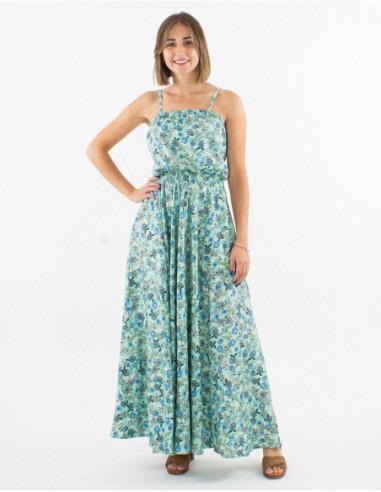 Romantic floral long dress