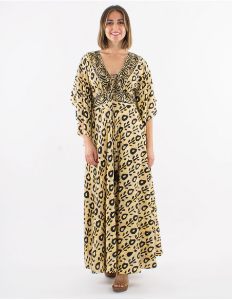 Robe longue inspiration ethnique