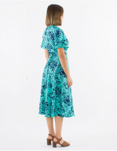 Robe mi longue cache cœur bohème
