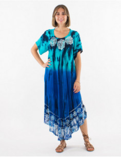 Tie and Dye summer long dress