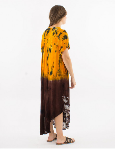 Tie and Dye summer long dress