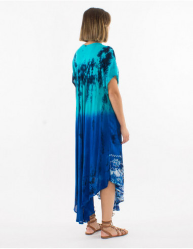 Tie and Dye summer long dress