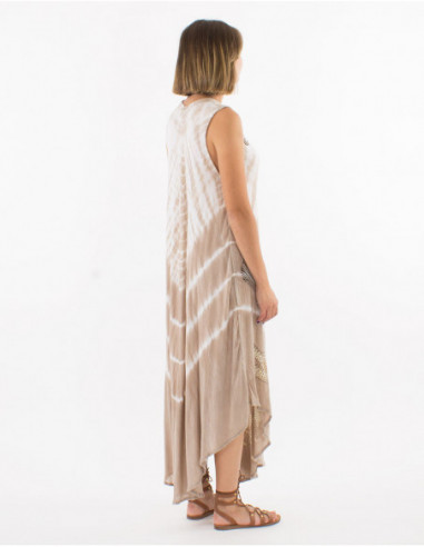 Robe légère de plage motifs coquillages
