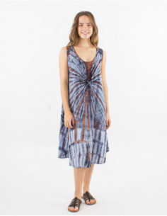 Robe de plage boho Tie and Dye 2