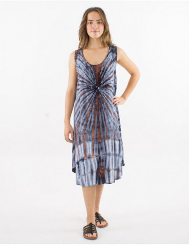 Robe de plage boho Tie and Dye