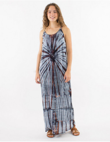 Robe de plage large boho Tie and Dye