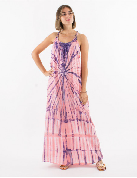 Tie and Dye large boho beach dress