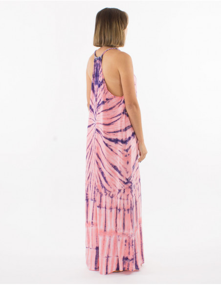 Tie and Dye large boho beach dress