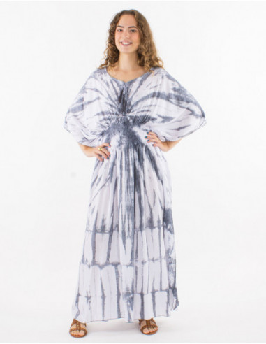 Robe longue de plage Tie and Dye