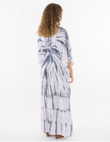 Robe longue de plage Tie and Dye