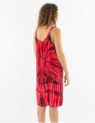 Two-tone Tie and Dye summer dress