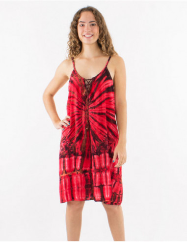 Robe d'été Tie and Dye bicolore