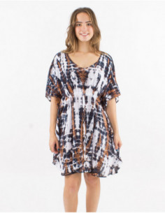Tie and Dye Oversized Beach Tunic 2