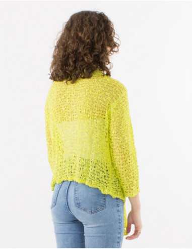 Veste légère ajourée