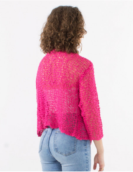 Veste légère ajourée