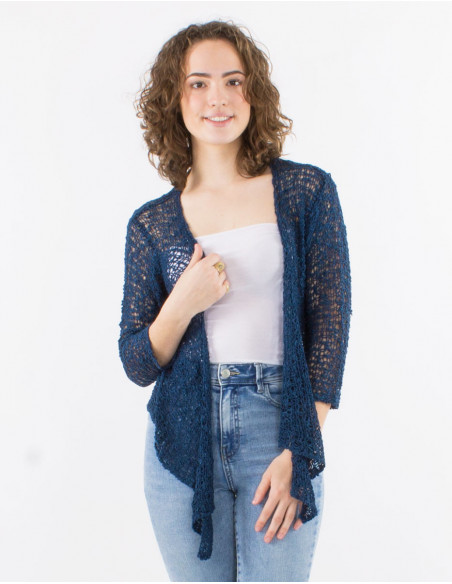 Veste légère ajourée