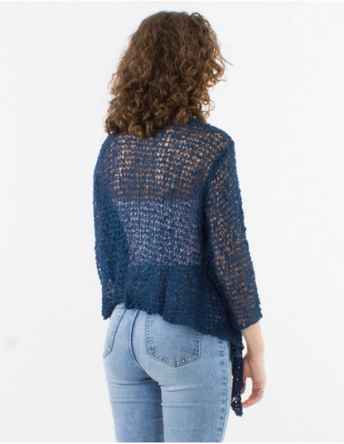 Veste légère ajourée