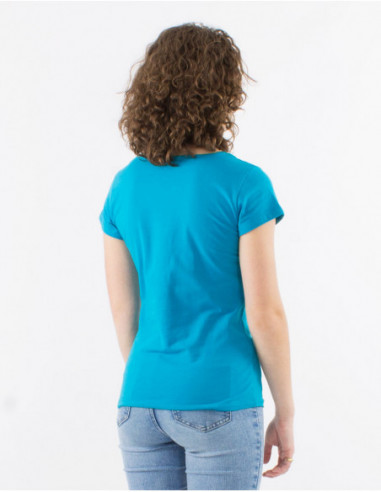 Tee-shirt à manches courtes uni basique