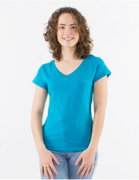Basic plain short sleeve t-shirt