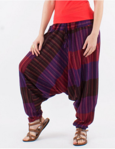 Baba cool plaid sarouel pants