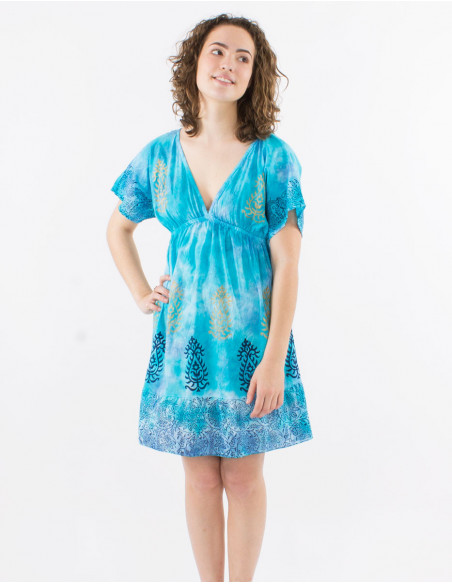 Tie and Dye beach dress