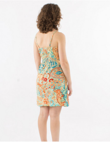 Summer dress original silver thread