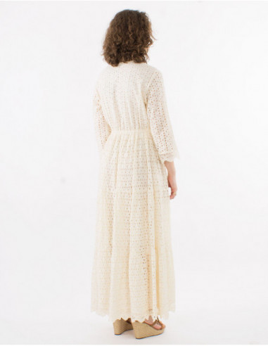 Long dress English style embroidery