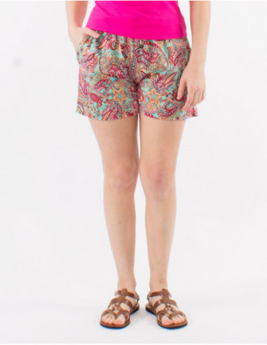 Summer short golden cashmere pattern