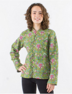 Reversible bohemian quilted jacket 2